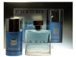 Azzaro Chrome Set EdT 50ml + 75ml Deo Stick