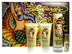 Ed Hardy Love & Luck for Woman Geschenkset EdP 100ml uvm.